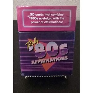 Knock Knock Totally 80s Affirmations Deck 50 Cards Game New Sealed